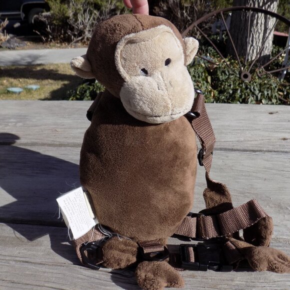 Eddie Bauer Animal Harness Buddy Backpack MONKEY - Picture 1 of 7